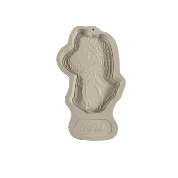 1994 Longaberger Pottery Hope Angel Series Cookie Mold New - Picture 2 of 3